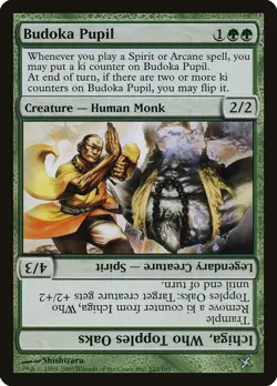 Budoka Pupil FOIL MP #122 Betrayers of Kamigawa MTG - Image 1