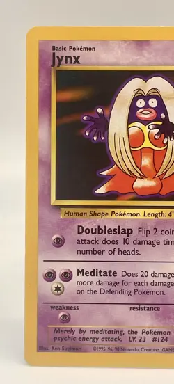 Jynx 31/102 Base Set Uncommon Pokemon Card Non Holo TCG WOTC Vintage 1999 LP - Image 2