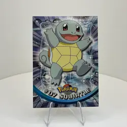Squirtle #07 Vintage 1999 Topps Pokemon TV Animation Edition Black Label - Image 1