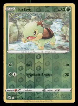 Turtwig SWSH09: Brilliant Stars #006/172 Common Reverse Holo Pokemon LP - Image 1