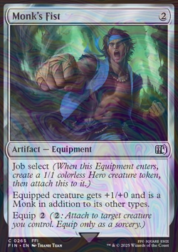 Foil Monk's Fist - Final Fantasy - 265 | MTG Card - Image 3