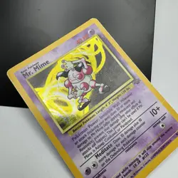 Mr. Mime 6/64 Jungle Holo Pokemon Card HP - Image 2