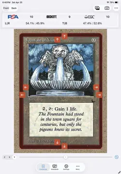 MTG FOUNTAIN OF YOUTH #2 The Dark Regular NM/MT+ Magic The Gathering - Image 3