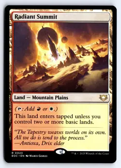 Radiant Summit 23 Rare Commander: Edge of Eternities Magic: The Gathering NM - Image 1