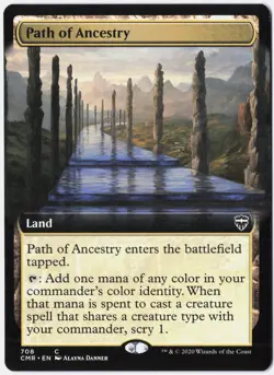 Path of Ancestry (Extended Art) Normal C Commander Legends 708 NM - Image 1