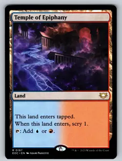 MTG Temple of Epiphany R Commander: Edge of Eternities 187 NM - Image 1