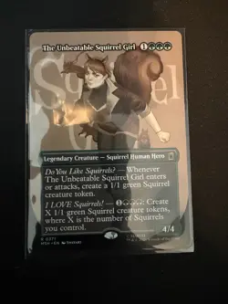 The Unbeatable Squirrel Girl ** Borderless ** #371 - Marvel Super Heroes NM MTG - Image 1