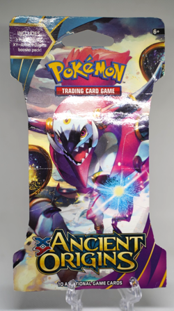 Sealed Pokemon TCG XY Ancient Origins Hoopa Hanger Sleeved Booster Pack New - Image 1