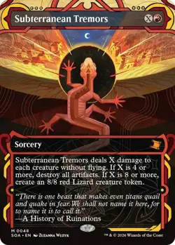 x1 Subterranean Tremors M MTG Secrets of Strixhaven: Mystical Archive M/NM, Engl - Image 1