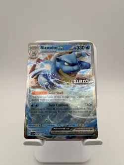 Blastoise Ex (Promo Stamped) 030/142 SV: Stellar Crown Pokemon NM EN Double Rare - Image 1