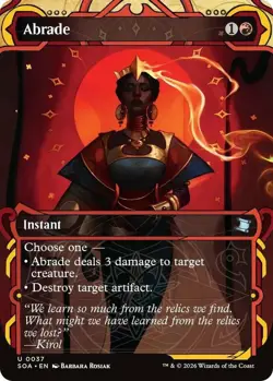 x4 Abrade - Foil U MTG Secrets of Strixhaven: Mystical Archive M/NM, English - Image 1