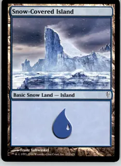 Snow-Covered Island - Coldsnap - 152 - MP Magic: The Gathering - Image 1