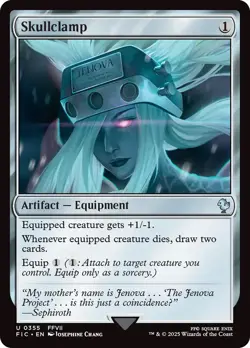 MTG Skullclamp - FINAL FANTASY Commander #355 - Image 1