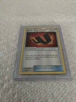 Karate Belt Reverse Holo 201/236 Sm- Unified Minds 2019 Pokemon TCG NM - Image 1