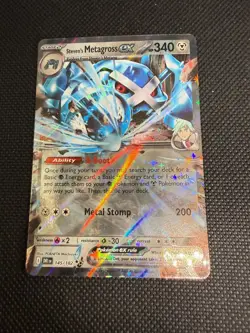 Steven's Metagross ex 145/182 Double Rare Destined Rivals Pokemon Near Mint - Image 1