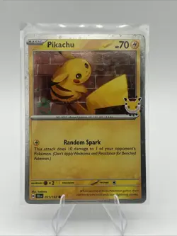 Pokemon TCG Pikachu 051/162 Pokemon Day 2026 Promo NM #1 - Image 1