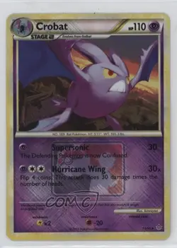 Crobat (Pokemon League Stamp) Pokemon HeartGold & SoulSilver Unleashed #14 2010 - Image 1