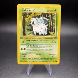 Pokemon Nidoran F 57/64 First Edition Jungle Regular - LP - Image 1