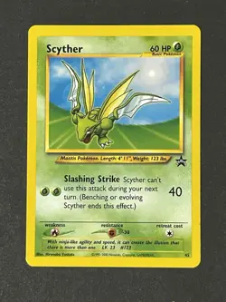 Pokemon SCYTHER # 45 Black Star Promo - MINT UNPLAYED - Image 1