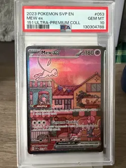 MEW EX POKEMON 53 2023 SV BLACK STAR PROMOS GEM MT ENGLISH PSA 10 - Image 1