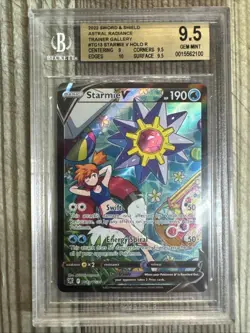 Starmie V TG13/TG30 Full Art - Astral Radiance Trainer Gallery Pokemon BGS 9.5 - Image 1