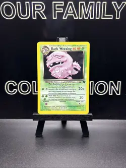 2000 Pokemon TCG Team Rocket Set Dark Weezing Holo 14/82 NM - Image 1