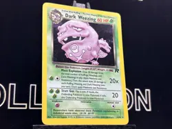 2000 Pokemon TCG Team Rocket Set Dark Weezing Holo 14/82 NM - Image 4