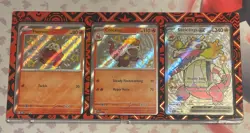 Pokemon Promos 079, 080, 081 Fuecoco Crocalor Skeledirge Ex Scarlet And Violet - Image 1