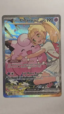 2026 Pokemon TCG Lillies Clefairy 280/217 ex SIR Ascended Heroes PSA 8 NM/MT - Image 1