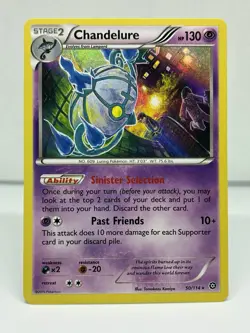 CHANDELURE 50/114 - HOLO - XY STEAM SIEGE 2016 - POKEMON TCG - Image 1