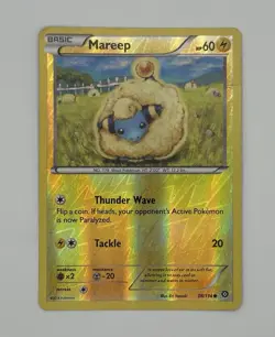 Mareep 38/114 Reverse Holo XY Steam Siege 2016 Pokemon TCG LP - Image 1