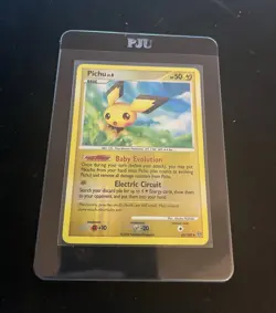 The Pokemon Company Pichu #45 Stormfront 2008 Uncommon Reverse Holo 50HP Eng - Image 1