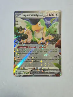 Squawkabilly ex 075/091 Double Rare Paldean Fates Pokemon Holo Near Mint - Image 1