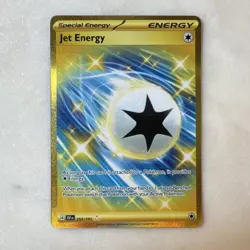 Pokemon TCG Jet Energy 252/191 Hyper Rare Full Art Holo Sv08 Surging Sparks - Image 1