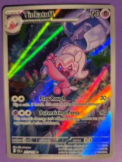 The Pokemon Company Tinkatuff 217/193 SV02 Paldea Evolved Illustration Rare Holo - Image 1
