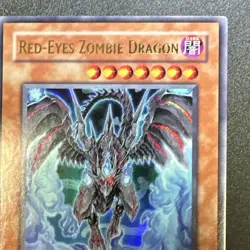 Konami Yu-Gi-Oh! TCG Red-Eyes Zombie Dragon SDZW-EN001 Foil 1st Ed 2400/2000 - Image 3