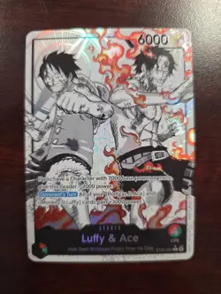One Piece LUFFY AND ACE Starter Deck And MONOCHROME LEADER - Image 1