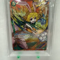 One Piece CCG Carrot PRB02 Special Alternate Art OP08-023 PSA 9 Mint - Image 3