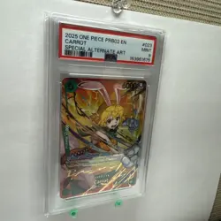 One Piece CCG Carrot PRB02 Special Alternate Art OP08-023 PSA 9 Mint - Image 5