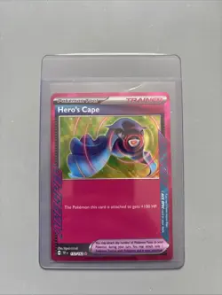 Pokemon Hero's Cape 152/162 Ace Spec Rare Temporal Forces NM/M Condition - Image 3