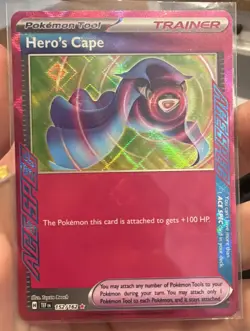 Hero's Cape - 152/162 - Ace Spec Rare - Temporal Forces - NM/M - Pokemon Card - Image 1