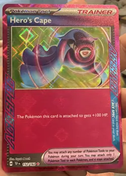 Hero's Cape - 152/162 - Ace Spec Rare - Temporal Forces - NM/M - Pokemon Card - Image 3