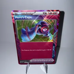 Pokemon Hero's Cape 152/162 Ace Spec Rare Temporal Forces NM/M Condition - Image 1