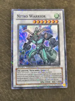 Yugioh Nitro Warrior DT01-EN086 Duel Terminal Super Rare NM - Image 1