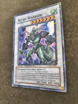 Yugioh Nitro Warrior DT01-EN086 Duel Terminal Super Rare NM - Image 2