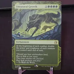 Unnatural Growth Wilds of Eldraine: Enchanting Tales Regular - Image 1