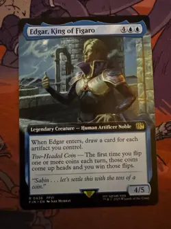 Edgar, King of Figaro (Extended Art) 436 FINAL FANTASY Magic: The Gathering NM - Image 1