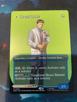 MTG Marvel Super Heroes Bruce Banner Borderless - Image 1