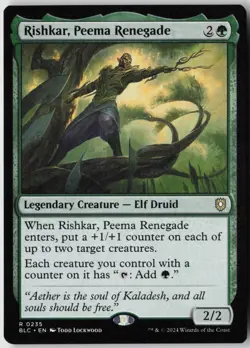 Rishkar, Peema Renegade (235) - Normal - Commander: Bloomburrow (BLC) - NM - Image 1