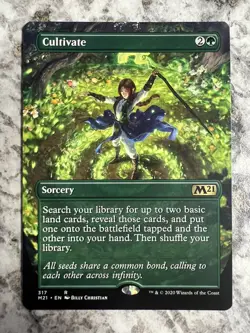 MTG - Core Set 2021 - Cultivate - Borderless - Regular-NM - Image 1